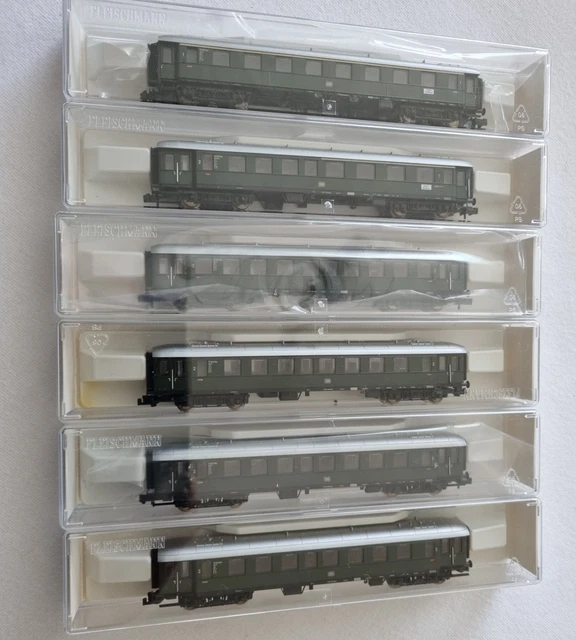 Voiture De Tourisme Fleischmann Échelle N (1:160) – DB 2e Classe Verte – Réf. 8632 K – Analogique