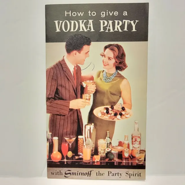 1959 SMIRNOFF How To Give A Vodka Party - Vintage Booklet