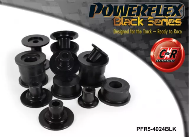 Bush di montaggio Powerflex Black Rr Diff Fr per BMW G82, G83 M4 2020on PFR5-4024BLK