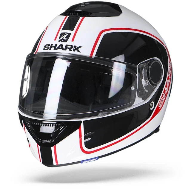 Shark Spartan 1.2 Priona WKR White Black Red Full Face Helmet