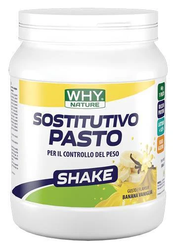 Whynature sostitutivo pasto banana-vaniglia 480 g