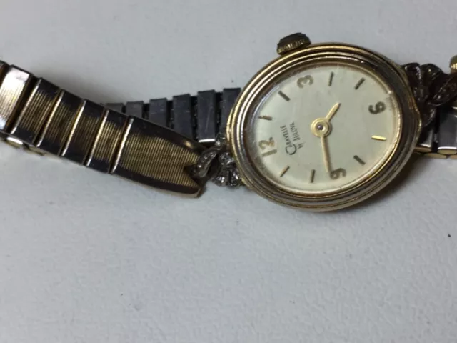 vintage carvelle by bulova diamond wristwatch 2