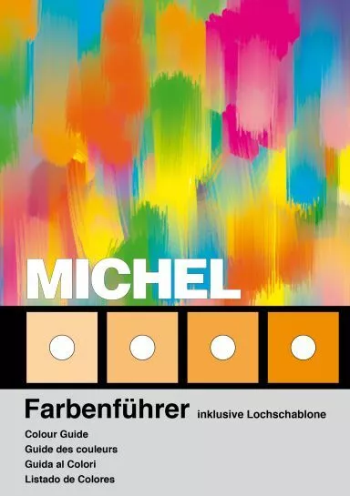 MICHEL Briefmarken Farbenführer, Color Guide,Guide des couleurs, Guida al Colori