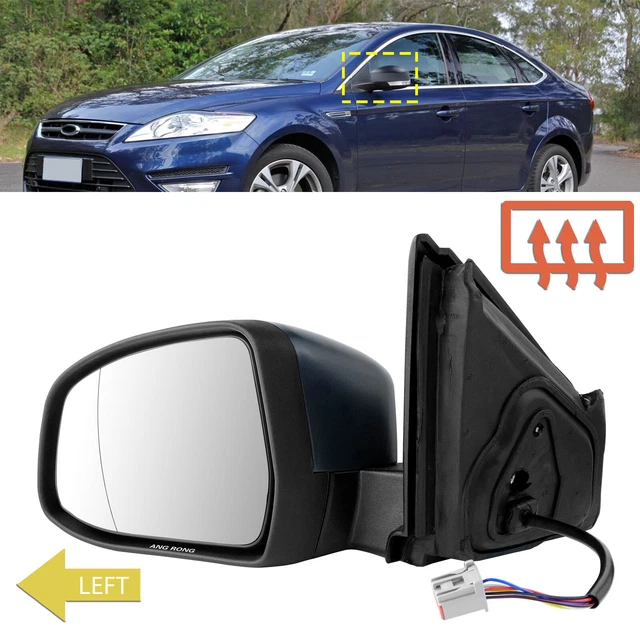 Retrovisor Izquierdo Completo Eléctrico Con Calefacción Y Función Plegable - Compatible Con Peugeot 3008 (2009 En Adelante)