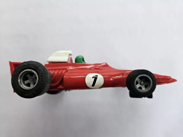 Scalextric Car F1 Grand Prix Rare Red Yardley BRM P160 C051 working 1980 s 3