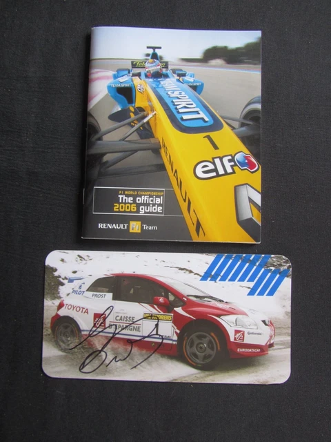 Formule 1  - Livret d'autographes. 2006