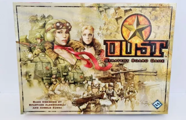 Dust Strategy Board Game - Fantasy Flight Games 2007 Complete Good Condition