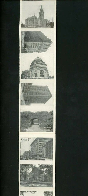 Buffalo, New York NY Vintage Fold Out Novelty postcard Old Home Week w/ views 4