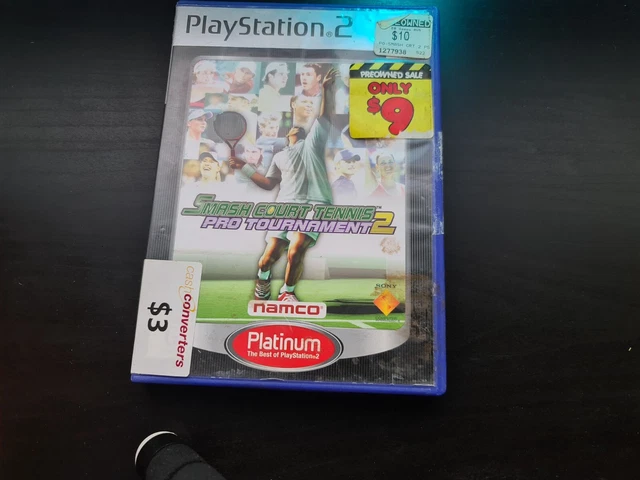 playstation 2 ps2 LL video game smash court tennis pro tournament 2