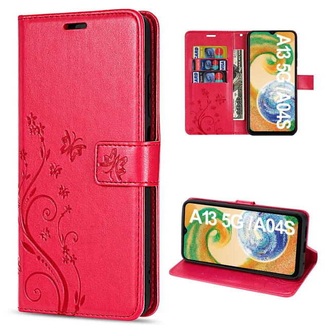 Coque pour Samsung Galaxy A13 5G / Galaxy A04s Étui Portable Étui Rabattable