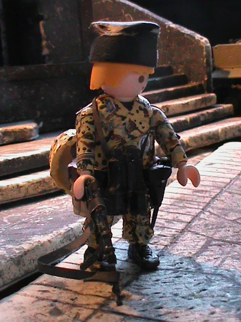Figurine Playmobil Personnalisée – US Infanterie Normandie 1944 – Occasion