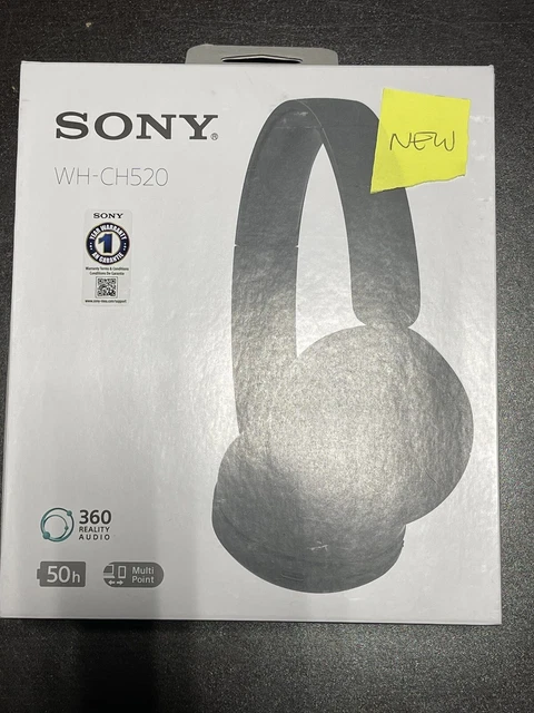 SONY WH-CH520 WIRELESS Over-Ear Headphones - Black $68.97 - PicClick CA