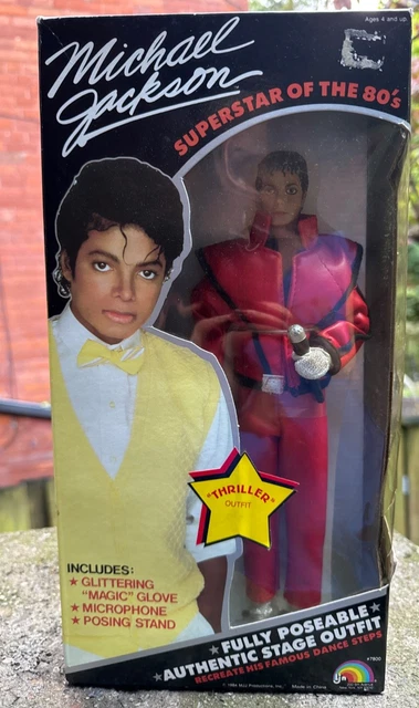1984 MICHAEL JACKSON Thriller 11.5” Action Figure Doll #7800 LJN Toys