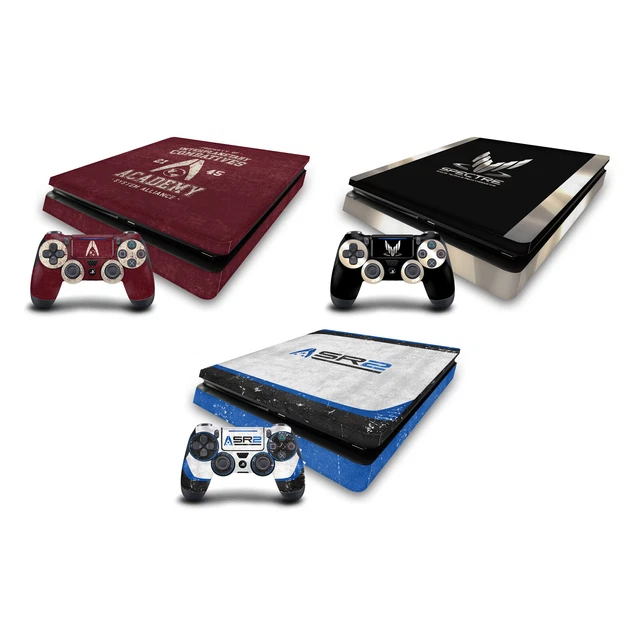 Mass Effect 3 Badges And Logos Vinyl Skin For Ps4 Slim Console & Controller