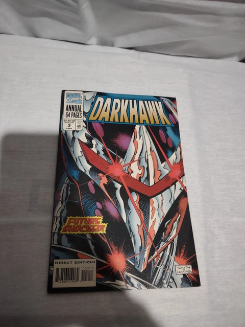 Darkhawk Annual #3 First Printing Original 1994 Marvel Comic Book  Low Print Run