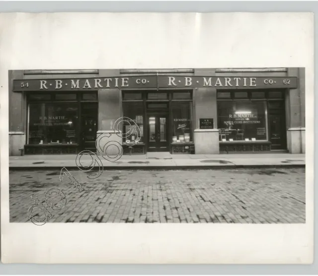New York City R.B. Martie Company Storefront Photograph Vtg Press Photo 1944