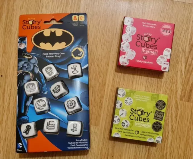 Rorys Story Cubes. Reisen, Helden, Batman. Neu & gebraucht.