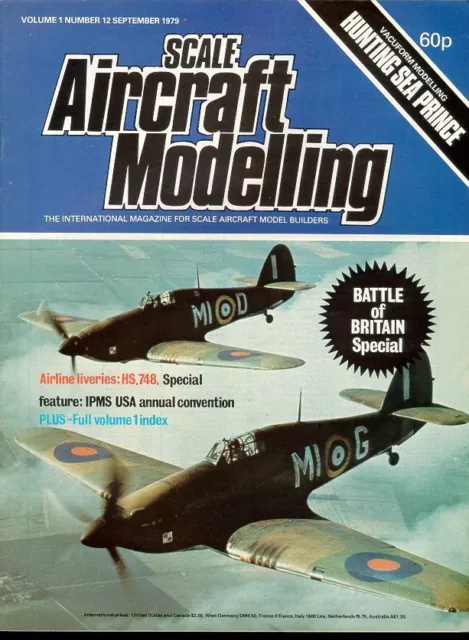 Scale Aircraft Modelling Sep 79 Ww2 Raf Battle Of Britain Markings & Camouflage