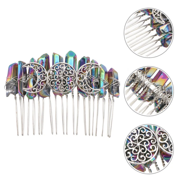 Gioielli capelli donna madre argento 20 pettine denti decorazione matrimonio decorazione