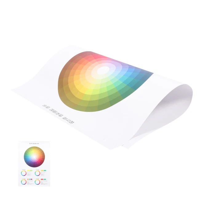 Color Identify Chart COLOR WHEEL CHART Color Recognize Chart Color Wheel Poster Color ...