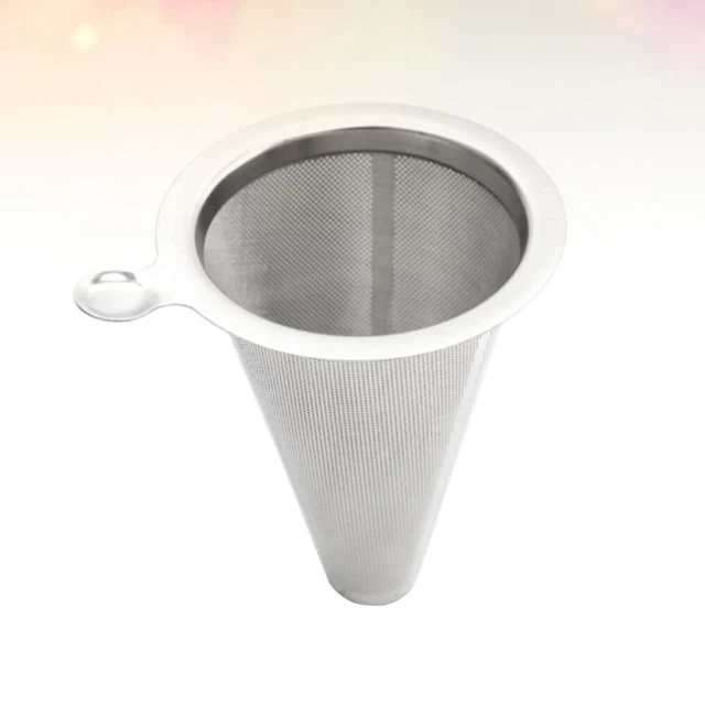 Filtro caffè riutilizzabile filtro tè imbuto bevande
