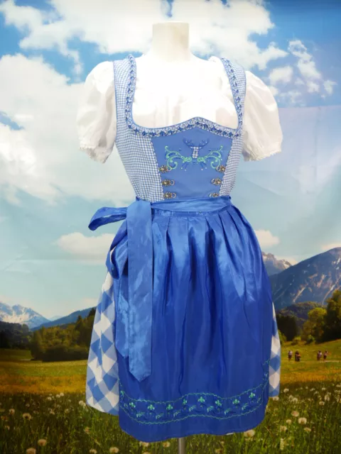 Stockerpoint neuwertig Balkonett passende Bluse tolles Dirndl mit Schürze Gr.42