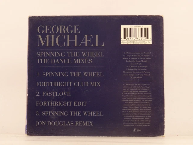 GEORGE MICHAEL SPINNING THE WHEEL (DIGIPAK) (L19) 3 pistes pochette ...