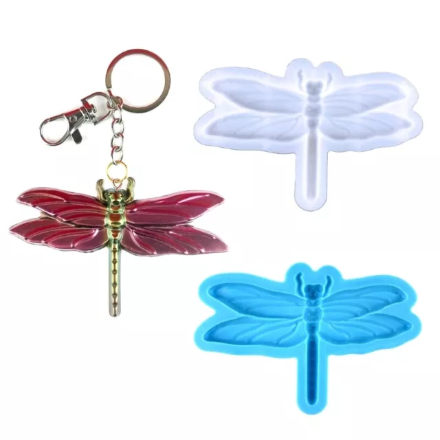 Dragonfly Silicone Resin Mould Resin Pendant Jewellery Mold for DIY Craft Making 2