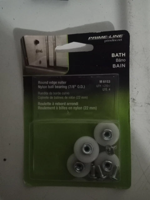 Prime Line  Bath Round edge roller plastic ball M 6153