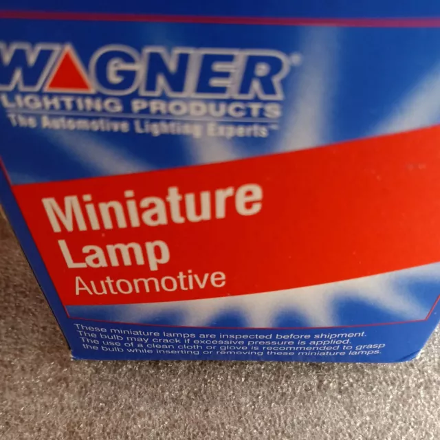WAGNER - 3457NA Miniature Lamp Amber Bulbs (10 Bulbs) Package