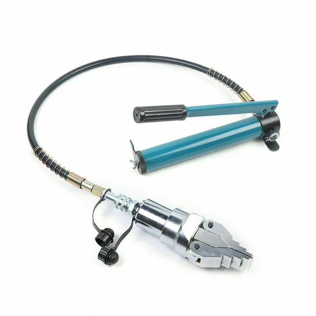 6T Hydraulische Presszange Mit Drehbarem Kopf – Für Kupferrohre, V- & TH-Kontur 12–32 Mm