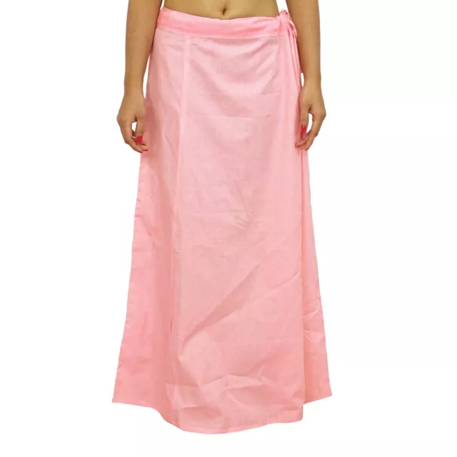 Cotton Saree Petticoat Underskirt Bollywood Indian Lining For Sari-Z1o