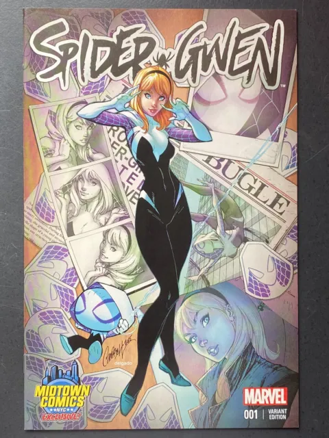 Marvel Comics Spider-Gwen #1 Midtown Color Variant Cover