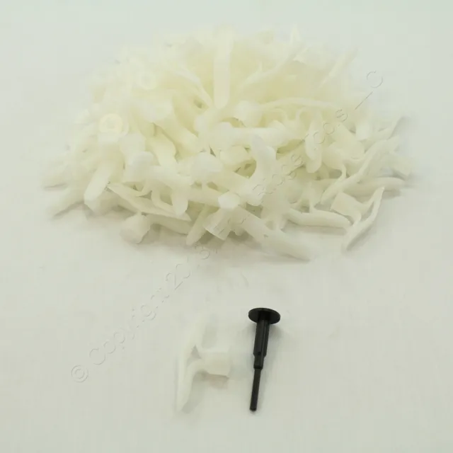 New 100-Pack Metallics 5/8" Plastic Toggle With Tool Key Drill 5/16" Hole JCPT3