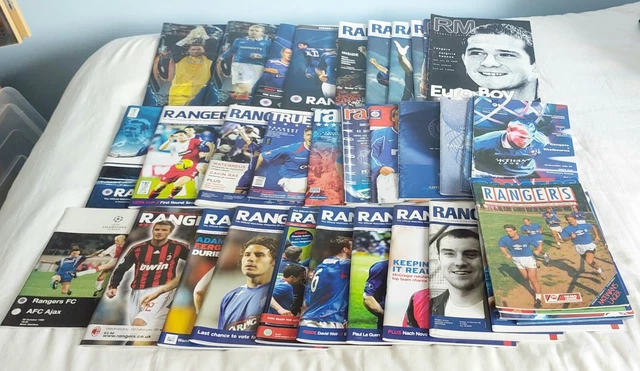 Glasgow Rangers Football Programmes Bundle