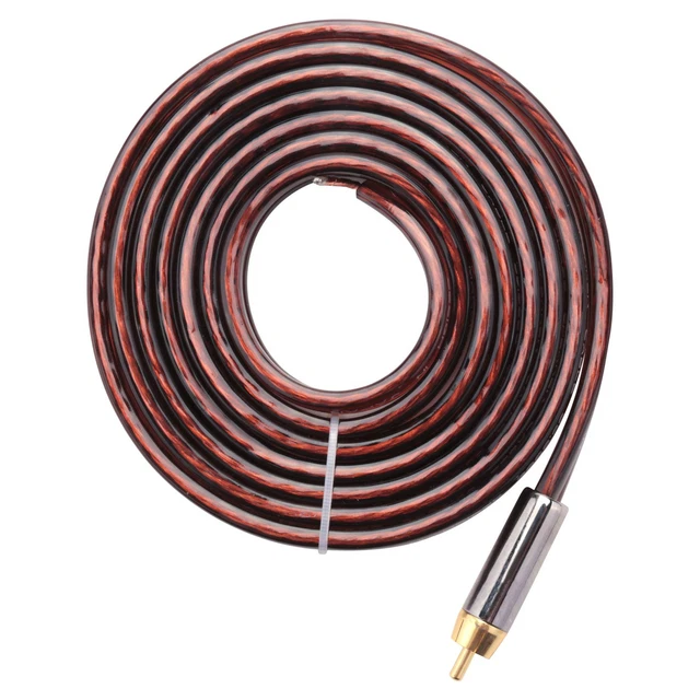 Lazmin 12 Fils De Haut-Parleur De Réparation De Fil De Fil De Haut-Parleur De Subwoofer Tressé En Cuivre (2 Mètres