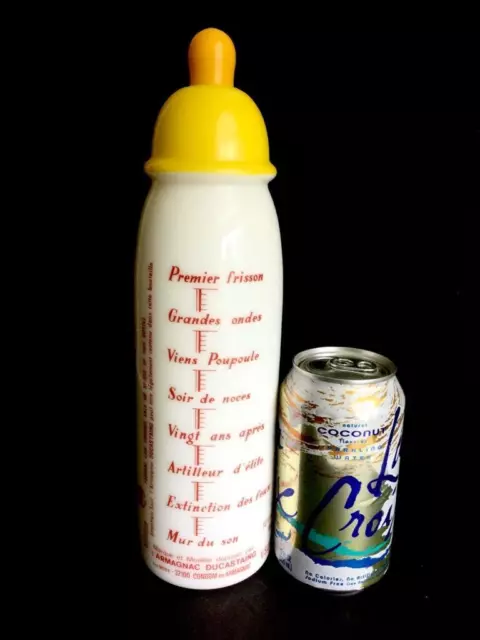 Vintage 11” Armagnac Baby Bottle Decanter  Empty Frith Liquors Bermuda