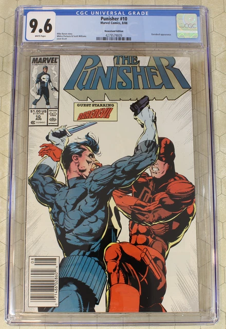 PUNISHER #10 CGC 9.6 (1988) vol 2 Newsstand edition (Marvel) !!