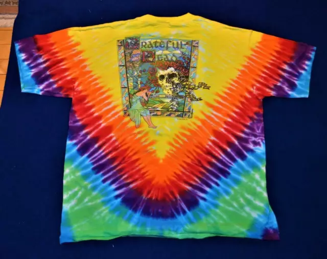 NEW1994 Grateful Dead original Concert Shirt Bertha Skull &Roses Buzz Parker Art