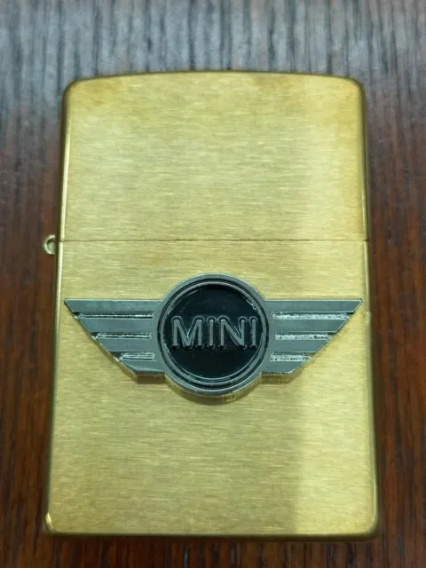 Zippo Mini Cooper Rare, Unused From Japan