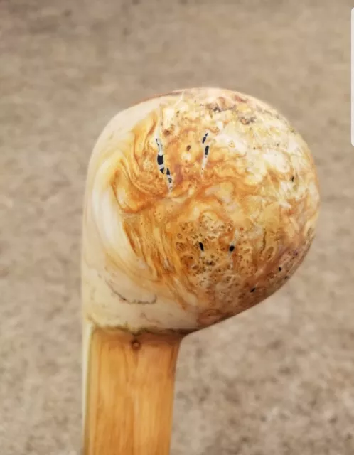 Native American War Club Oak Burl Zombie Skull Smasher