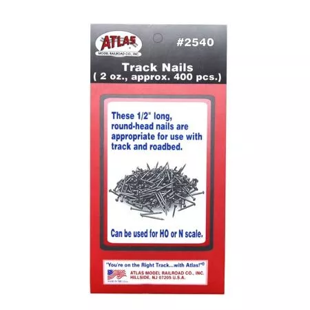 Atlas Model Railroad Track Nails 400 approx. ATL2540 HO Track