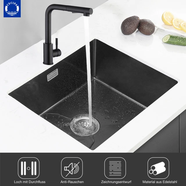 Moen Benton Küchenarmatur – Mit Herausziehbarem Wasserhahn, SpotResist & Edlem Edelstahl-Look