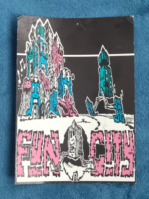 Fun City Rave Flyer, A5, 1990's Rave Flyers