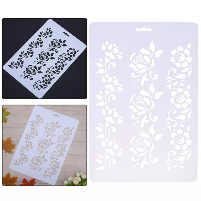 DIY Craft Layering Stencils Templates Painting Scrapbooking Paper Cards