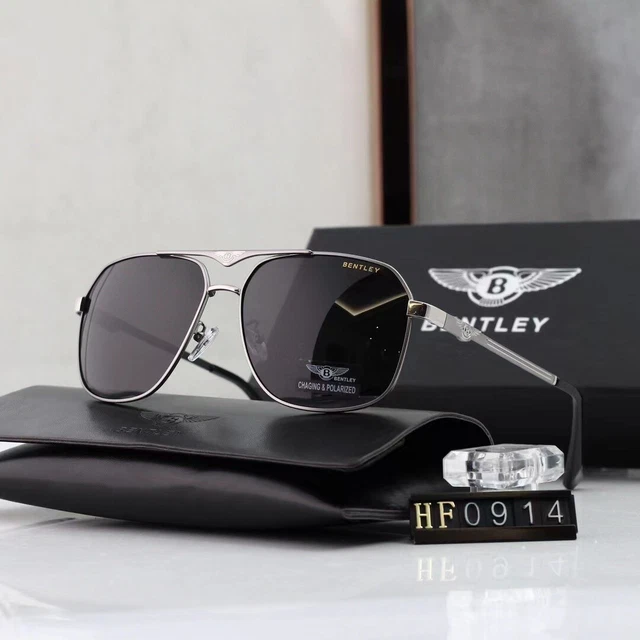 Men's Metal Polarized Sunglasses Box Car Driving Sports B Glasses
