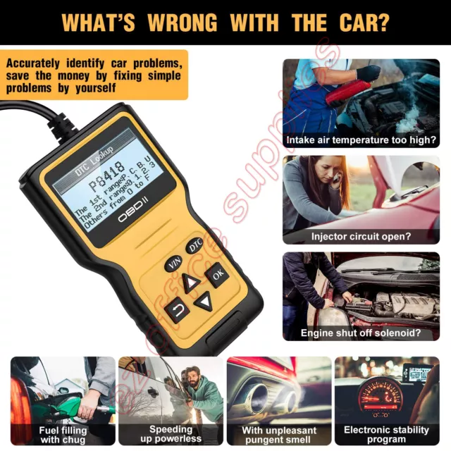 For Jaguar Car Fault Reader Code Scanner Diagnostic Tool OBD 2 CAN CANBUS OBDII