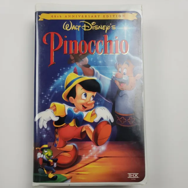Walt Disney's Pinocchio (VHS, 1999) 60th Anniversary Edition