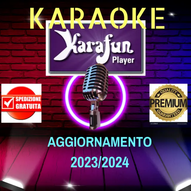 Oltre 1200 Basi Musicali-Karaoke Aggiornamenti Vere Karafun  23/24+Sanremo 2024