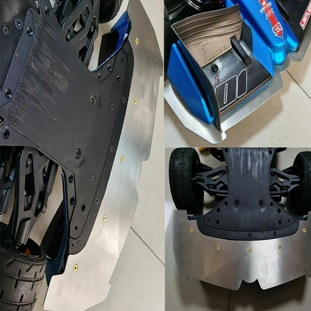 Upgrade Metal Front Bumper Guard Plate Protection for ARRMA Limitless F1 RC Cars